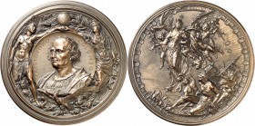 USA
Christophe Colomb. Médaille en bronze 1892, célébrant le 400ème anniversaire de la découverte de l’Amérique, par L. Pogliaghi et A. Cappuccio.
A...