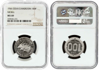 Cameroon Essai 100 Francs 1966 Paris NGC MS 69