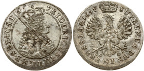 Brandenburg-Prussia 18 Groscher 1698 SD Konigsberg