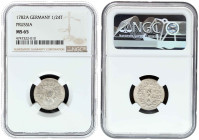 Prussia 1/24 Taler 1782 A - NGC MS 65