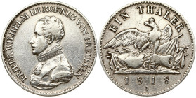 Prussia Taler 1818 A