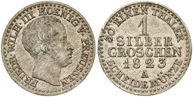 Prussia 1 Silber Groschen 1823 A