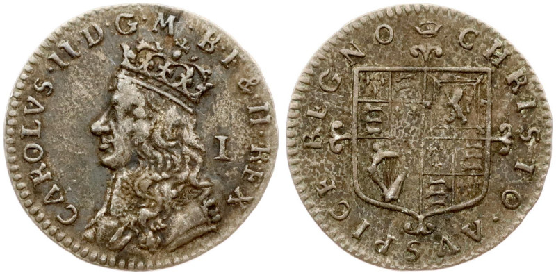 Great Britain. Charles II (1660-1685). Penny ND (1660-1662). Silver 0.41 g. Sp-3...