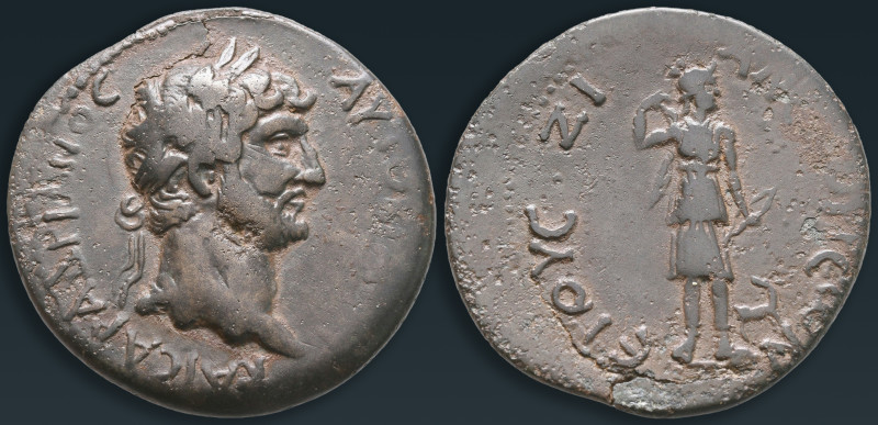 Cilicia. Anemurion. Hadrian AD 117-138. Dated RY 17 = AD 132/3
Bronze Æ

32 m...