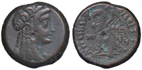GRECHE - RE TOLEMAICI - Tolomeo VI, Filometore (180-145 a.C.) - AE 28 Sear 7903; S. Cop. 280 (AE g. 15,35)

BB+/BB