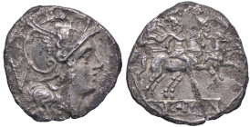 ROMANE REPUBBLICANE - ANONIME - Monete senza simboli (dopo 211 a.C.) - Quinario B. 3; Cr. 44/6 (AG g. 1,87)

qBB