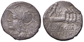 ROMANE REPUBBLICANE - BAEBIA - M. Baebius Q. f. Tampilus (137 a.C.) - Denario B. 12; Cr. 236/1 (AG g. 3,7)

qBB