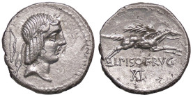ROMANE REPUBBLICANE - CALPURNIA - L. Calpurnius Piso Frugi (90 a.C.) - Denario Cr. 340/1 (AG g. 3,3)

qSPL