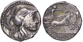 ROMANE REPUBBLICANE - CORNELIA - Cn. Cornelius Lentulus Clodianus (88 a.C.) - Denario B. 50; Cr. 345/1 (AG g. 3,89)

qBB