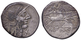 ROMANE REPUBBLICANE - FANNIA - M. Fannius C. f. (123 a.C.) - Denario B. 1; Cr. 275/1 (AG g. 3,84)

qBB