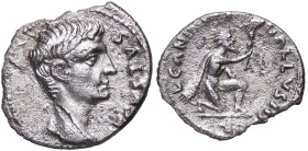 ROMANE IMPERIALI - Augusto (27 a.C.-14 d.C.) - Denario C. 383; RIC 175 (AG g. 3)

meglio di MB