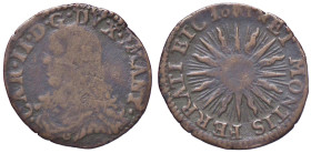 ZECCHE ITALIANE - CASALE - Carlo II Gonzaga (1647-1665) - Soldo 1661 CNI 10/13; MIR 361 MI

MB/qBB