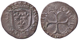 ZECCHE ITALIANE - CHIETI - Carlo VIII, Re di Francia (1495) - Cavallo MIR 416 (CU g. 1,46)

qBB