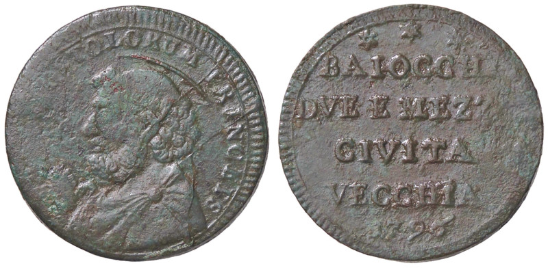 ZECCHE ITALIANE - CIVITAVECCHIA - Pio VI (1775-1799) - Sampietrino 1796 CU

MB...