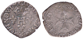 ZECCHE ITALIANE - DESANA - Delfino Tizzone (1583-1598) - Liard 1584 CNI 42/44; MIR 508/1 R (MI g. 1)

BB+