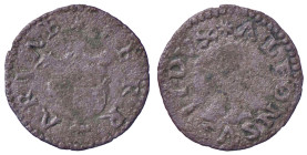 ZECCHE ITALIANE - FERRARA - Alfonso II d'Este (1559-1597) - Quattrino CNI 138/147; MIR 327 (CU g. 0,57)

meglio di MB