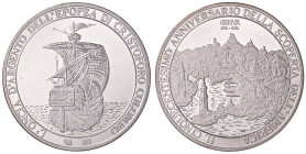 REPUBBLICA ITALIANA - Repubblica Italiana (monetazione in lire) (1946-2001) - Oncia 1992 - Scoperta dell'America AG

FS