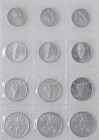 REPUBBLICA ITALIANA - Repubblica Italiana (monetazione in lire) (1946-2001) - Serie 1948-1950 12 valori delle tre annate

SPL÷FDC