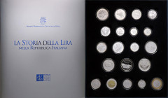 REPUBBLICA ITALIANA - Repubblica Italiana (monetazione in lire) (1946-2001) - Serie Storia della lira AG Opus: IPZSCustodia con le 20 monete Completa ...