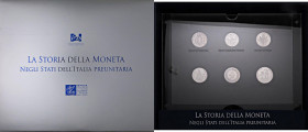 REPUBBLICA ITALIANA - Repubblica Italiana (monetazione in lire) (1946-2001) - Serie Storia della moneta negli stati dell'Italia preunitaria AG Opus: I...
