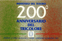 REPUBBLICA ITALIANA - Repubblica Italiana (monetazione in lire) (1946-2001) - 10.000 Lire 1997 - Tricolore Mont. 53 AG

FDC