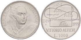 REPUBBLICA ITALIANA - Repubblica Italiana (monetazione in lire) (1946-2001) - 1.000 Lire 1999 Alfieri Mont. 6 AG

FDC
