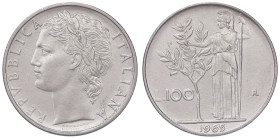 REPUBBLICA ITALIANA - Repubblica Italiana (monetazione in lire) (1946-2001) - 100 Lire 1965 Mont. 15 AC

qFDC/FDC