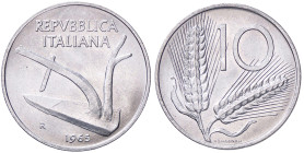 REPUBBLICA ITALIANA - Repubblica Italiana (monetazione in lire) (1946-2001) - 10 Lire 1965 Mont. 14 IT

FDC