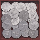 REPUBBLICA ITALIANA - Repubblica Italiana (monetazione in lire) (1946-2001) - 5 Lire 1949 Mont. 7 IT Lotto di 22 esemplari

BB÷SPL