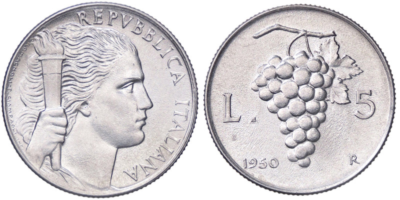 REPUBBLICA ITALIANA - Repubblica Italiana (monetazione in lire) (1946-2001) - 5 ...