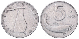 REPUBBLICA ITALIANA - Repubblica Italiana (monetazione in lire) (1946-2001) - 5 Lire 1956 Mont. 8 RR IT

qBB