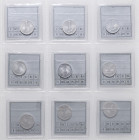 REPUBBLICA ITALIANA - Repubblica Italiana (monetazione in lire) (1946-2001) - Lira 1951-1959 IT Insieme delle 9 annate

qFDC÷FDC