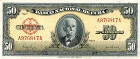 CARTAMONETA ESTERA - CUBA - Repubblica - 50 Pesos 1950

qFDS