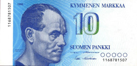 CARTAMONETA ESTERA - FINLANDIA - Repubblica - 10 Markkaa 1986 Lotto di 5 esemplari, 3 consecutivi

FDS