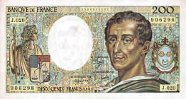 CARTAMONETA ESTERA - FRANCIA - Quinta Repubblica (1959) - 200 Franchi 1981-94 Kr. 155

SPL