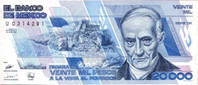 CARTAMONETA ESTERA - MESSICO - Repubblica (1823) - 20.000 Pesos 28/03/1989

FDS