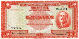 CARTAMONETA ESTERA - MOZAMBICO - Repubblica (1910) - 100 Escudos 16/02/1950 Pressato

BB+