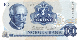 CARTAMONETA ESTERA - NORVEGIA - Olav V (1957-1991) - 10 Corone 1977 Lotto di 8 esemplari

FDS