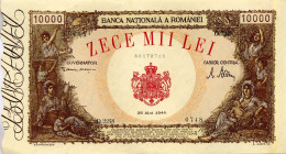 CARTAMONETA ESTERA - ROMANIA - Michele I (1940-1947) - 10.000 Lei 28/03/1946 Pick 87

qFDS