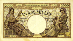 CARTAMONETA ESTERA - ROMANIA - Michele I (1940-1947) - 2.000 Lei 18/11/1941 Pick 53

BB-SPL