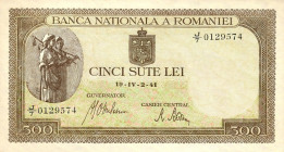 CARTAMONETA ESTERA - ROMANIA - Michele I (1940-1947) - 500 Lei 19/04/1941 Pick 51

FDS