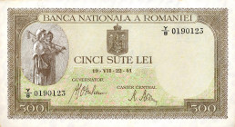 CARTAMONETA ESTERA - ROMANIA - Michele I (1940-1947) - 500 Lei 19/07/1941 Pick 51

qFDS