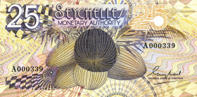 CARTAMONETA ESTERA - SEYCHELLES - Repubblica - 25 Rupie

FDS
