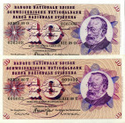 CARTAMONETA ESTERA - SVIZZERA - Confederazione - 10 Franchi 1972 e 1973 Lotto di 2 biglietti

SPL÷FDS
