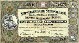CARTAMONETA ESTERA - SVIZZERA - Confederazione - 5 Franchi 16/10/1947

BB+