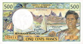 CARTAMONETA ESTERA - TAHITI - Quinta Repubblica (1959) - 500 Franchi (1970-85) Pick 25 Papeete

FDS