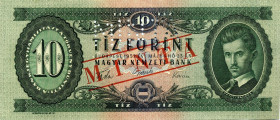 CARTAMONETA ESTERA - UNGHERIA - Repubblica - 10 Fiorini 23/05/1957 Pick 168s MINTA

BB+