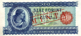 CARTAMONETA ESTERA - UNGHERIA - Repubblica - 100 Fiorini 03/09/1946 MINTA

qSPL