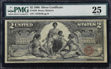 Fr. 248. 1896 $2 Silver Certificate. PMG Very Fine 25.

Bruce - Roberts signature combination. Comment-free educational deuce.

Estimate: $1250.00...