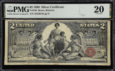 Fr. 248. 1896 $2 Silver Certificate. PMG Very Fine 20.

Bruce - Roberts signature combination.

Estimate: $1000.00- $1500.00